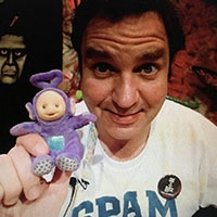 Larz with Tinky Winky